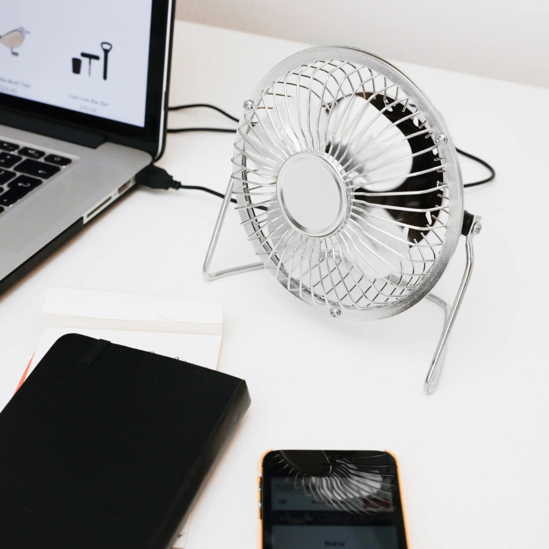 Ventilateur de Bureau USB Noir