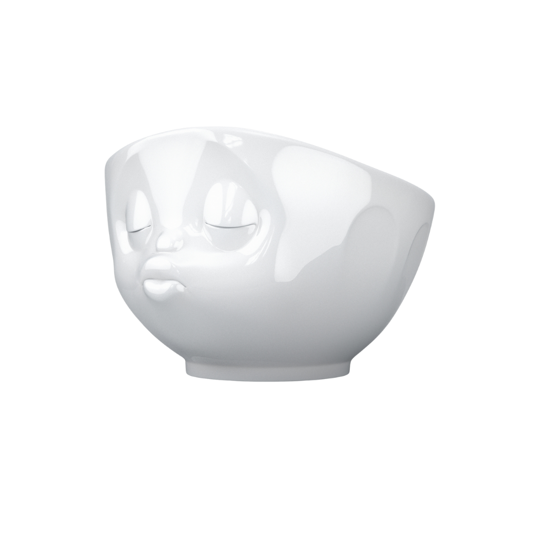 Bol visage “Bisou” blanc