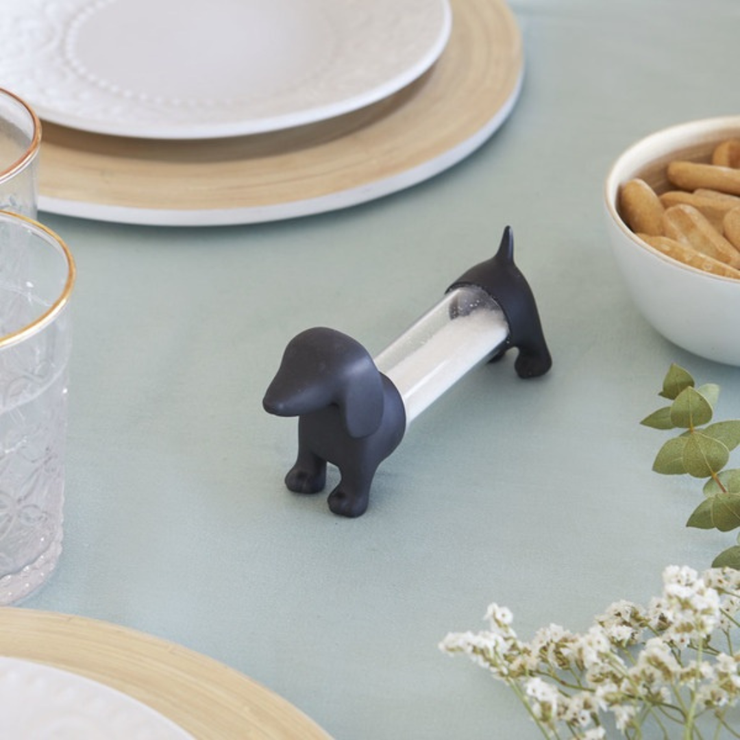 Porte Cure-Dents & Salière-Poivrière Teckel