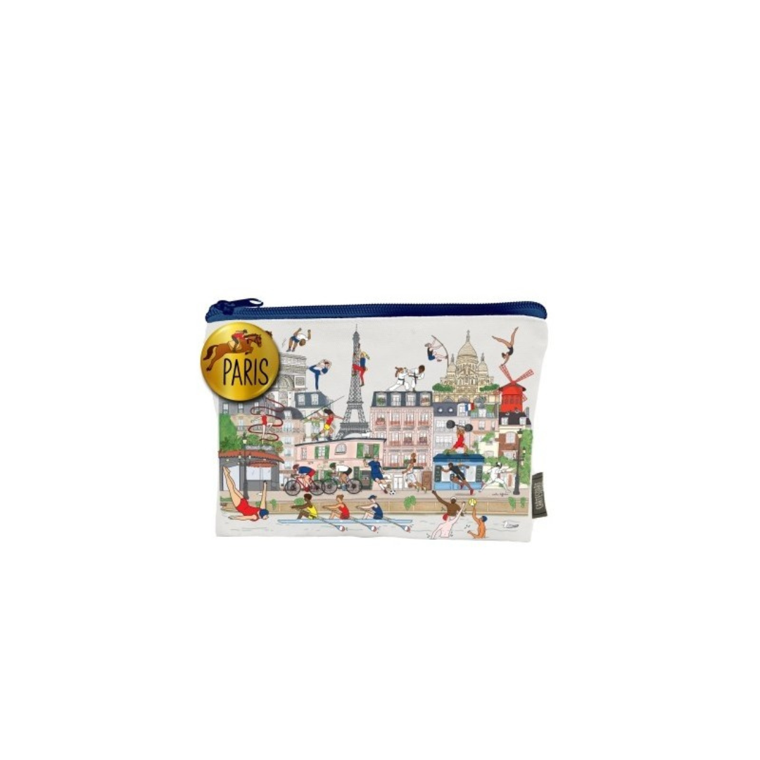 Pochette Coton Paris + Badge