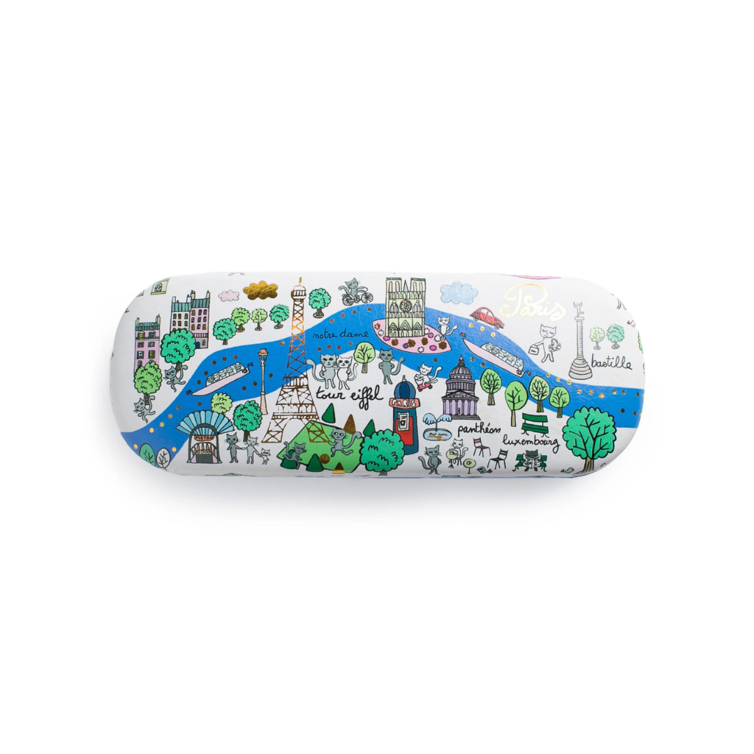 Étui à Lunettes Paris – Motifs Variés