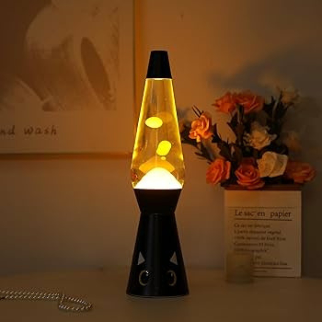 Lampe à Lave Chat Noir