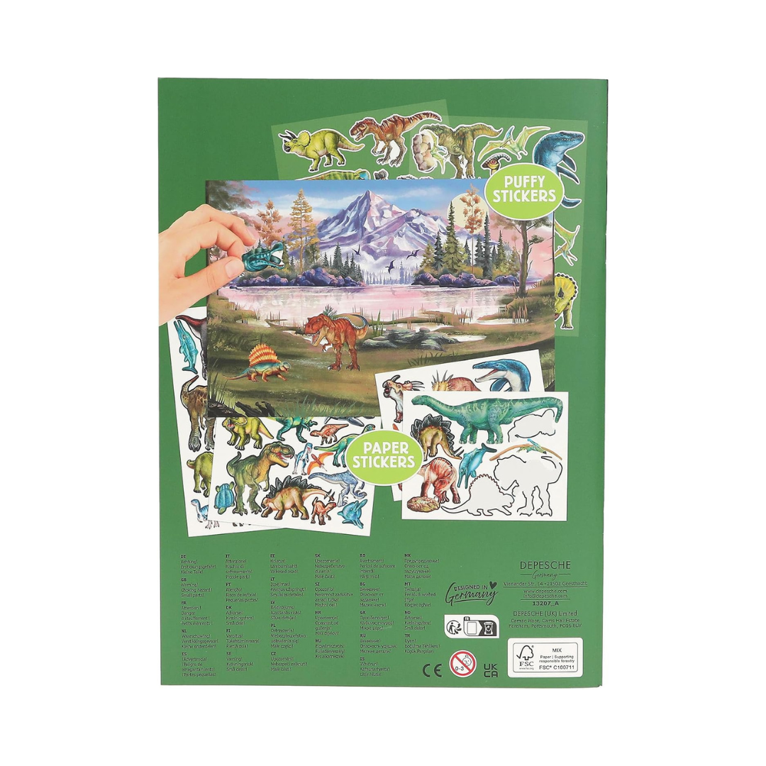 Livre d’Autocollants – Dino World