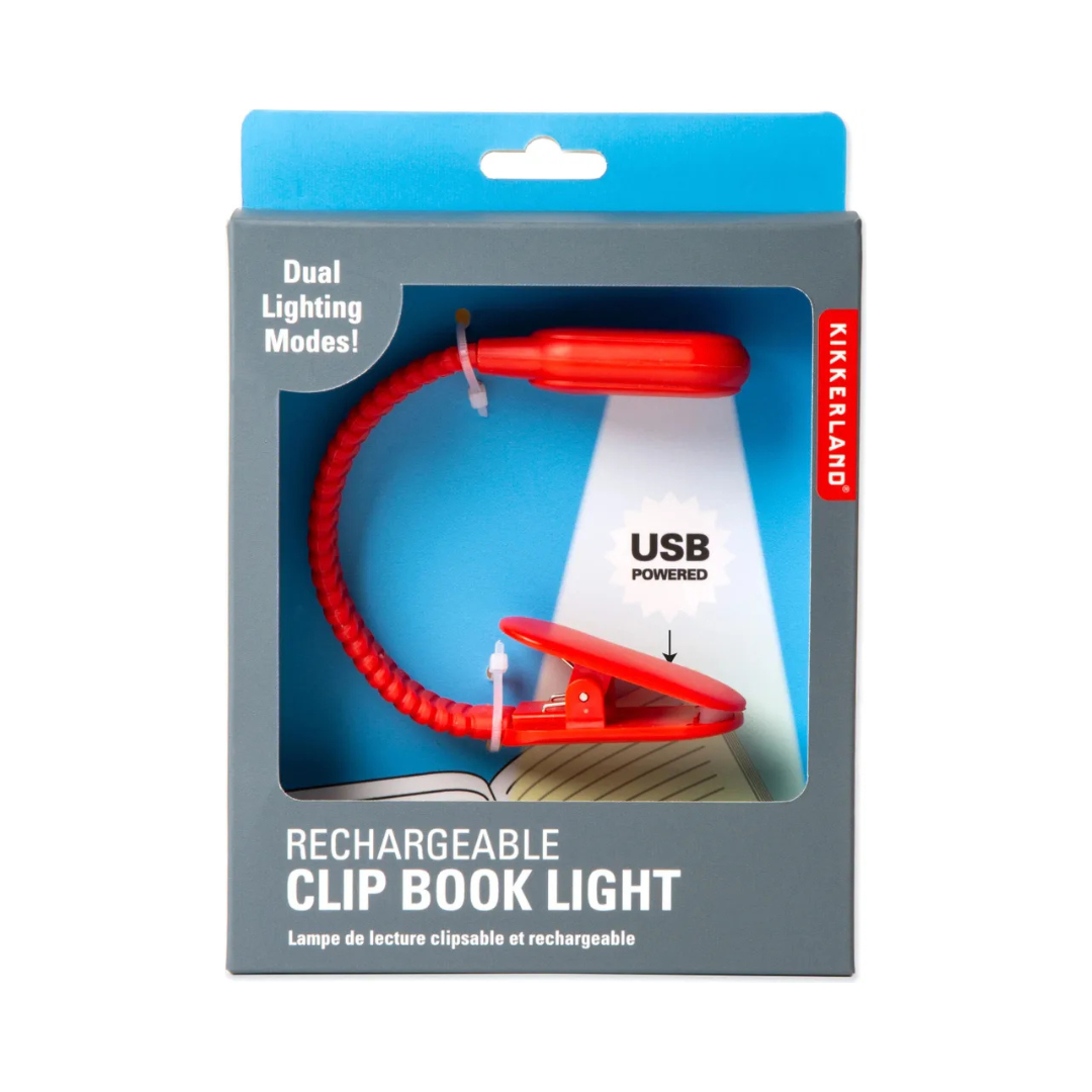 Lampe de Lecture Rechargeable avec Clip
