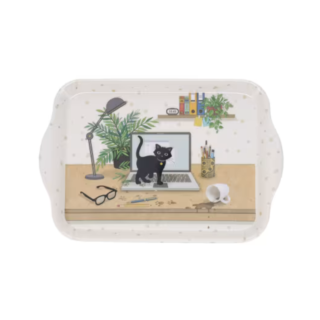 Petit Plateau en Mélamine – Chats & Paris