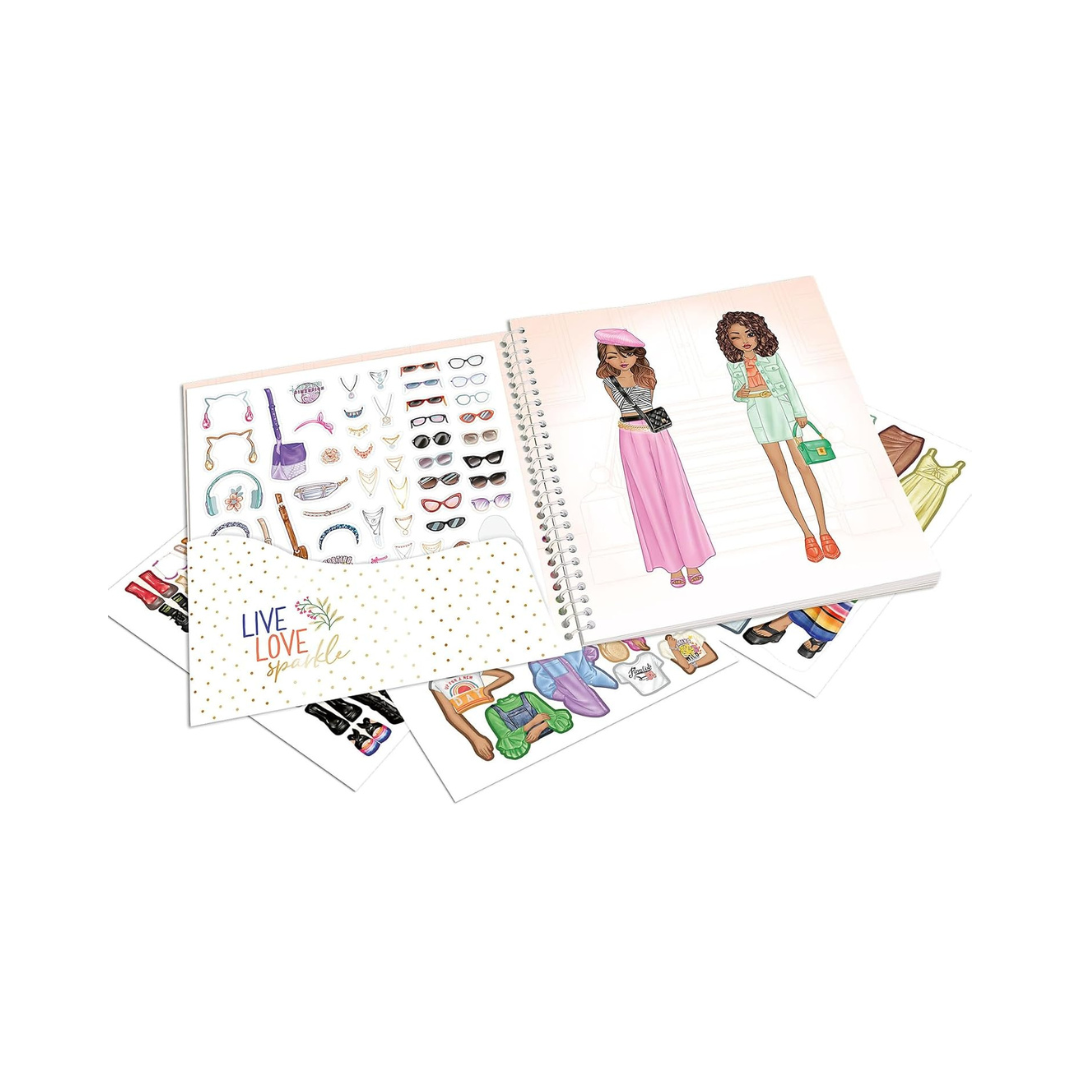 TOPModel – Dress Me Up Stickers Book