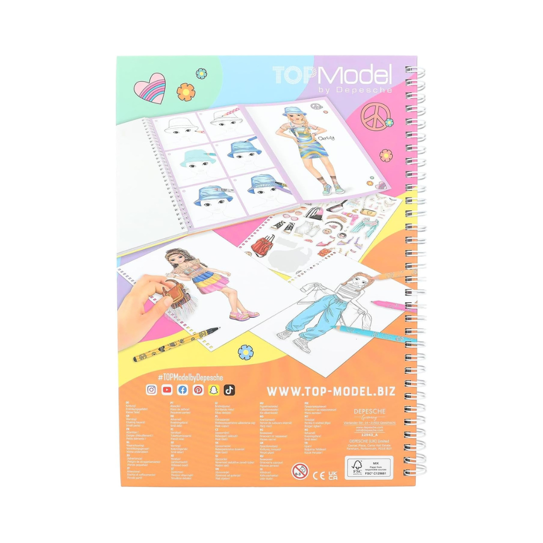TOPModel – Kit de coloriage créatif