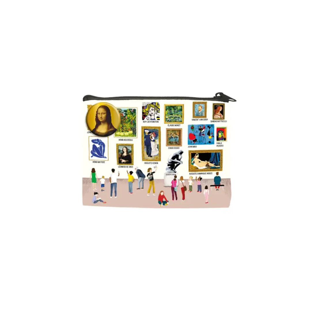 Porte-Monnaie Coton Paris + Badge