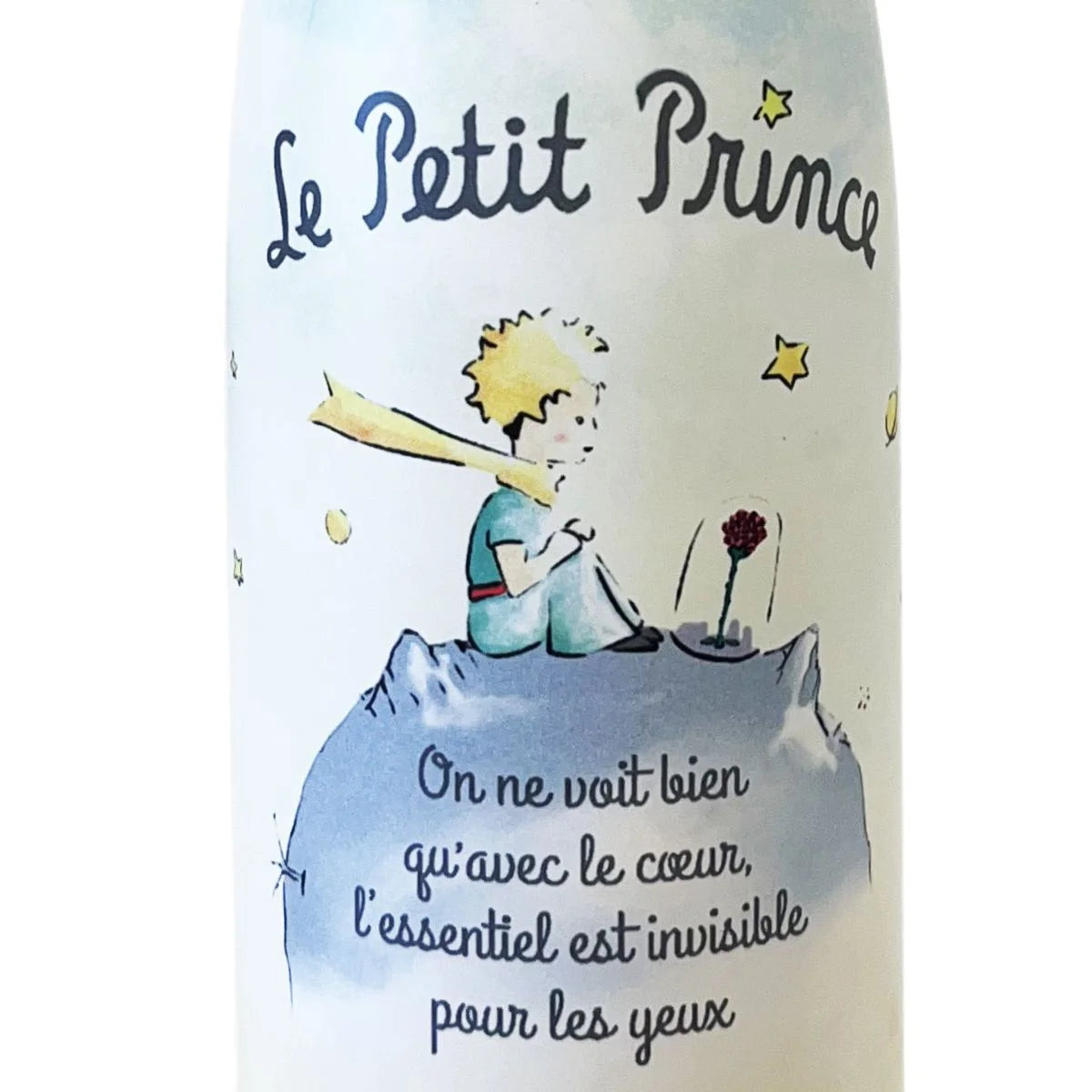 Gourde isotherme en inox Le Petit Prince Bleu Ciel