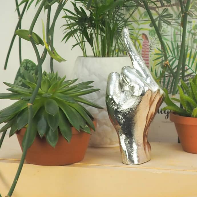 The finger Hand Sculpture