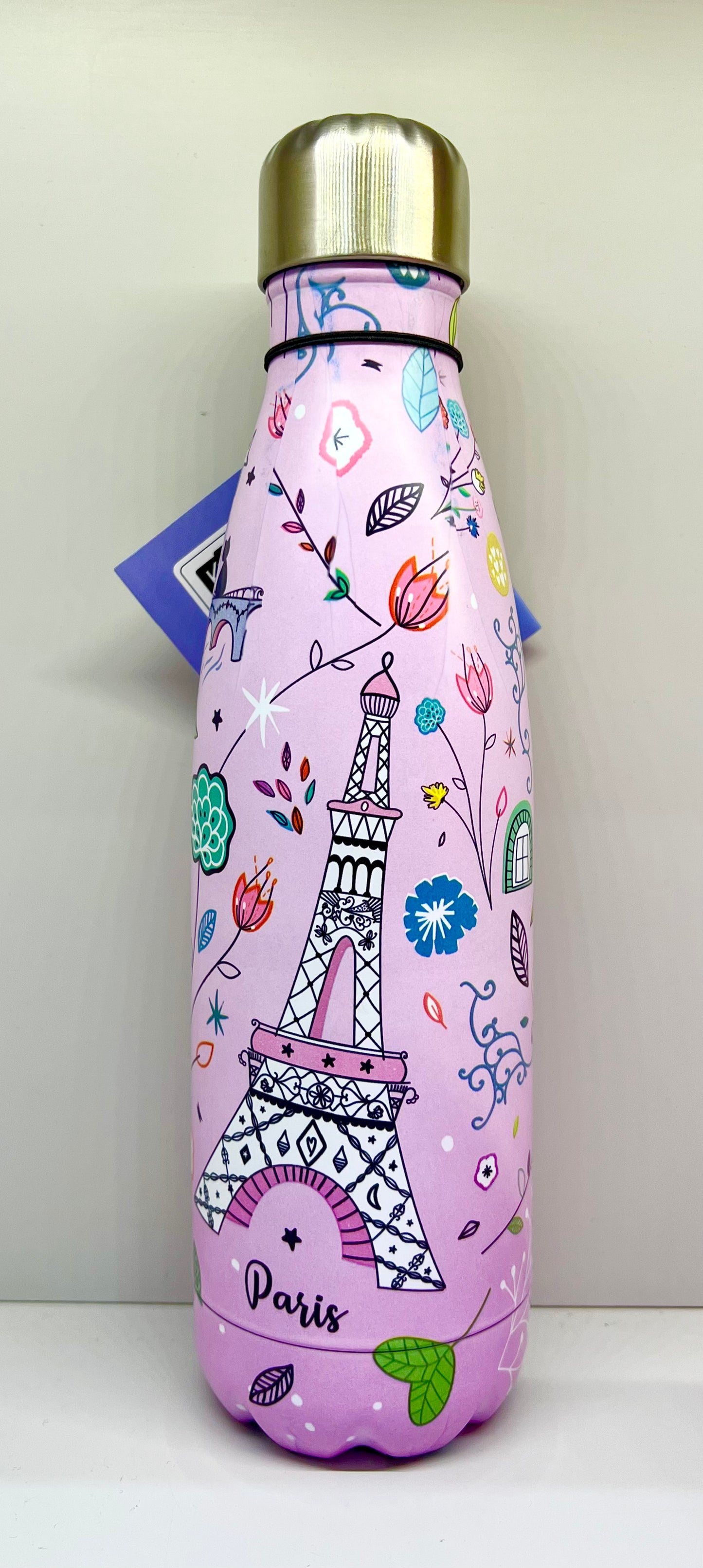 Bouteille isotherme inox 500ml - Paris en Fleurs
