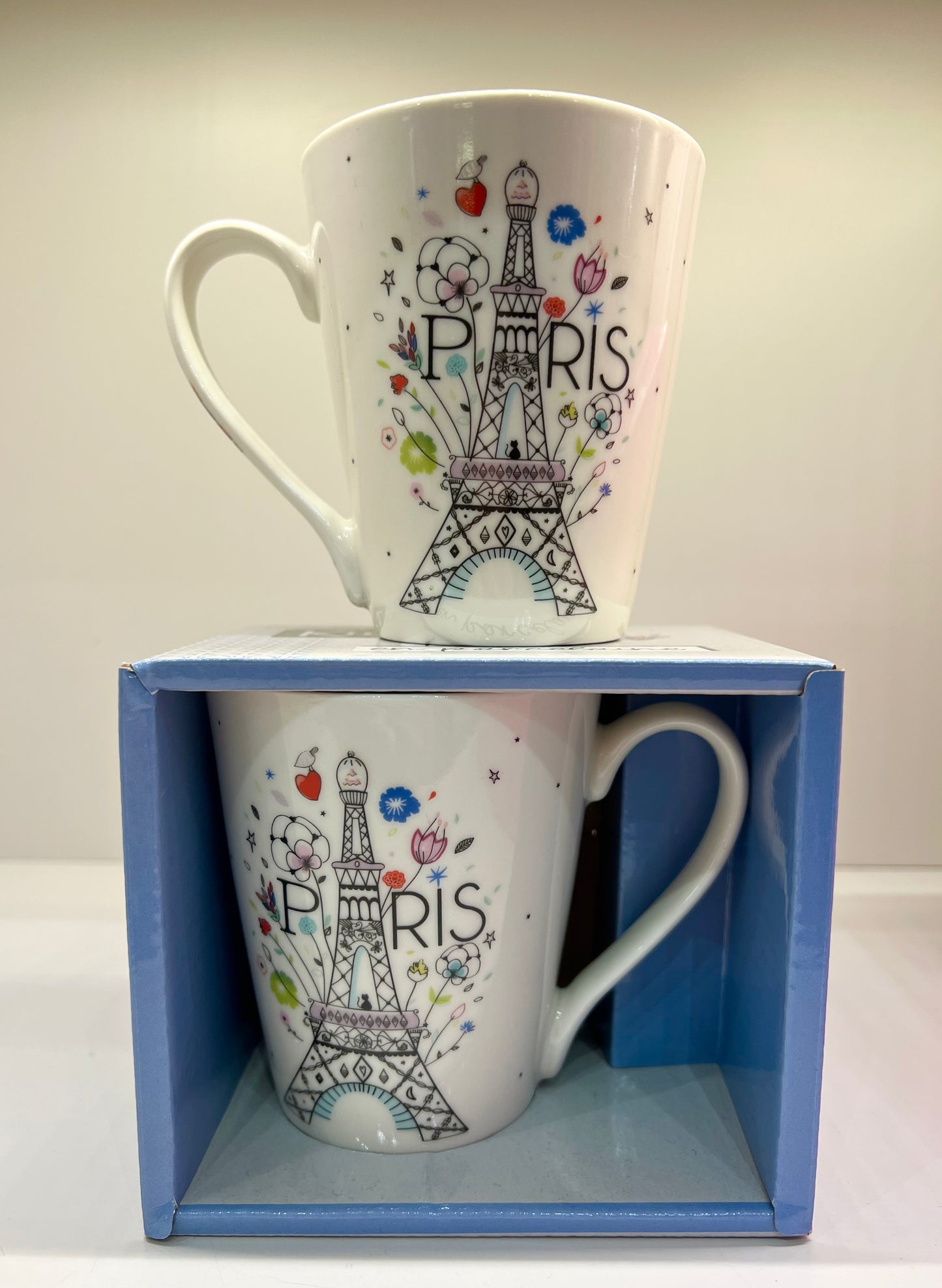 Mug Paris Tour Eiffel avec Roses