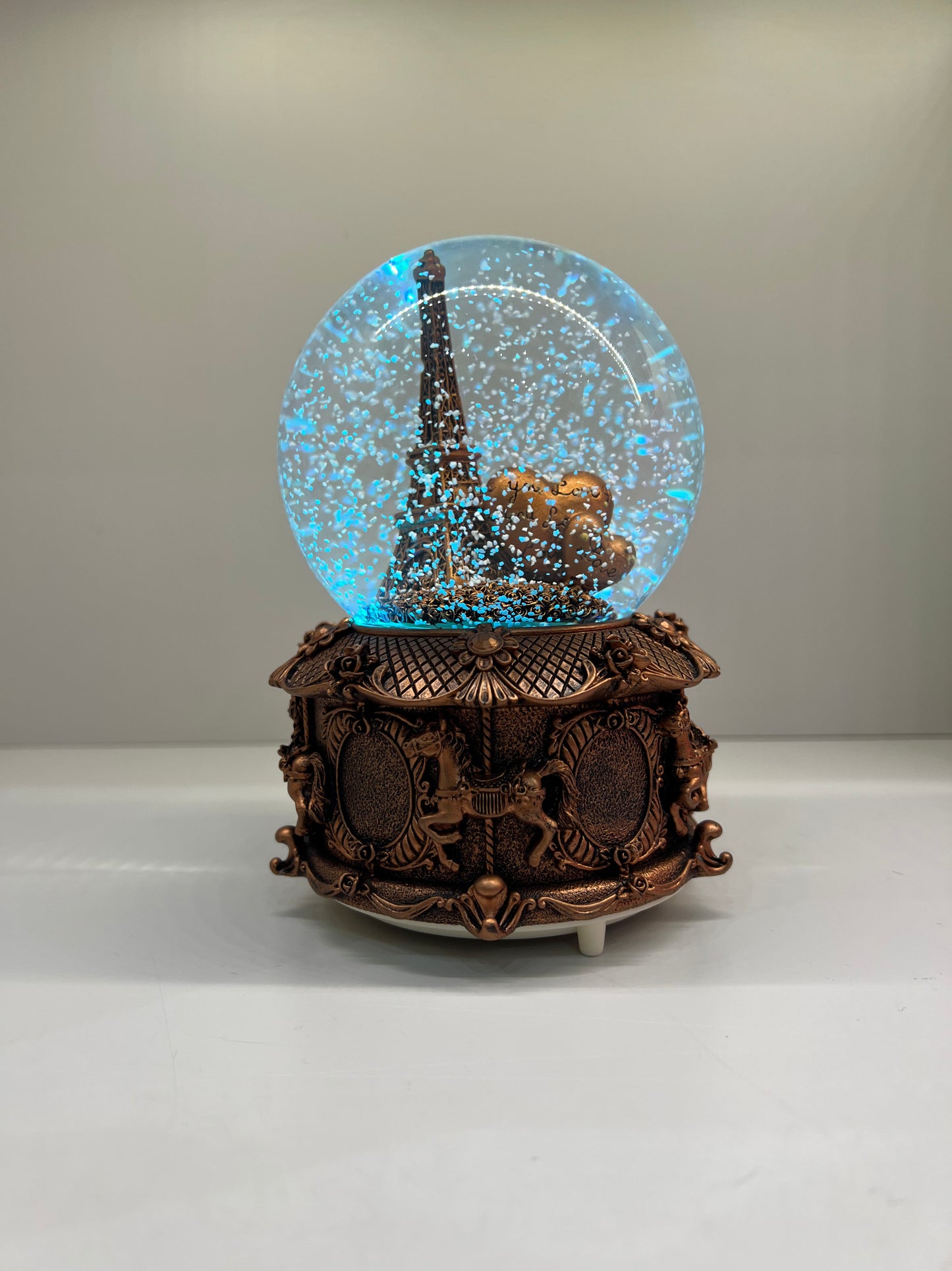 Boule à neige bronze