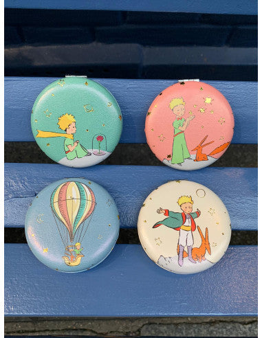 Miroir macaron Le Petit Prince modèle Montgolfière