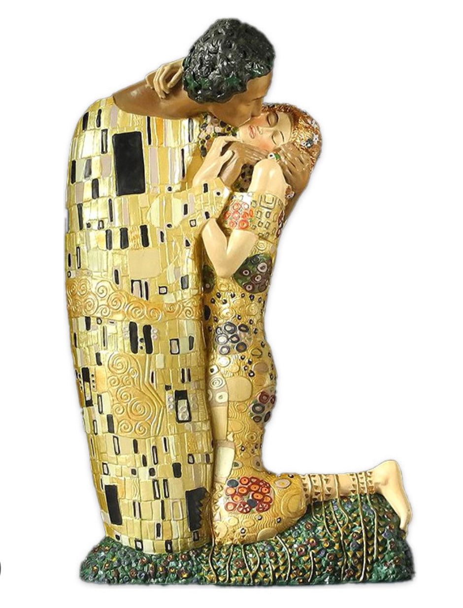 Statuette Klimt « Le baiser »
