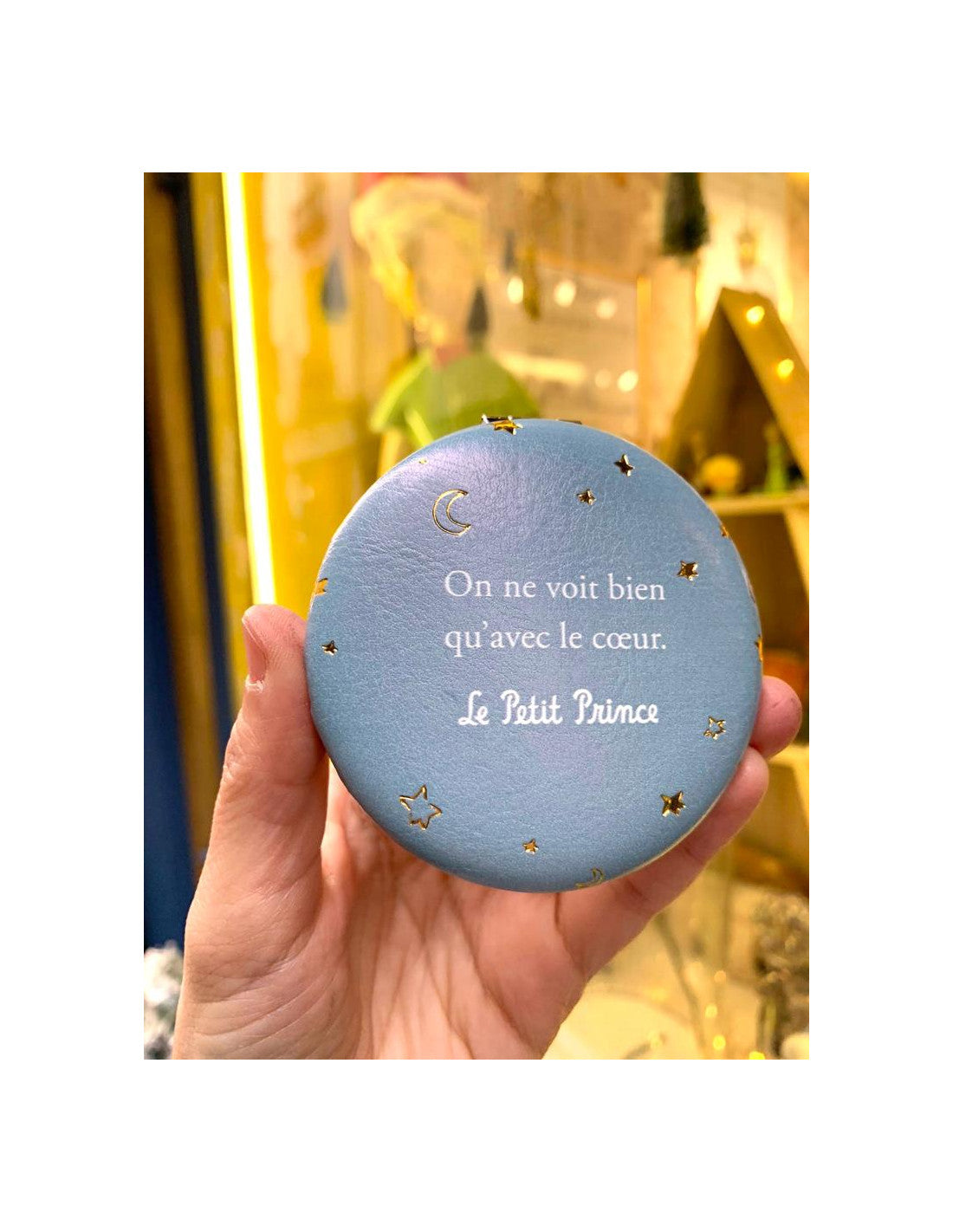 Miroir macaron Le Petit Prince modèle Montgolfière