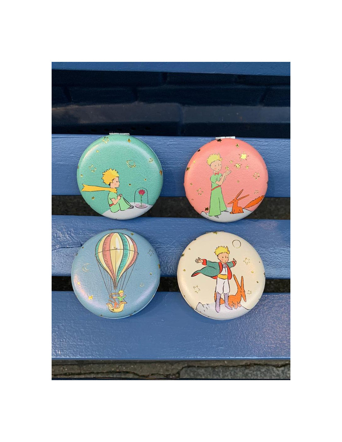 Miroir macaron Le Petit Prince modèle Montgolfière