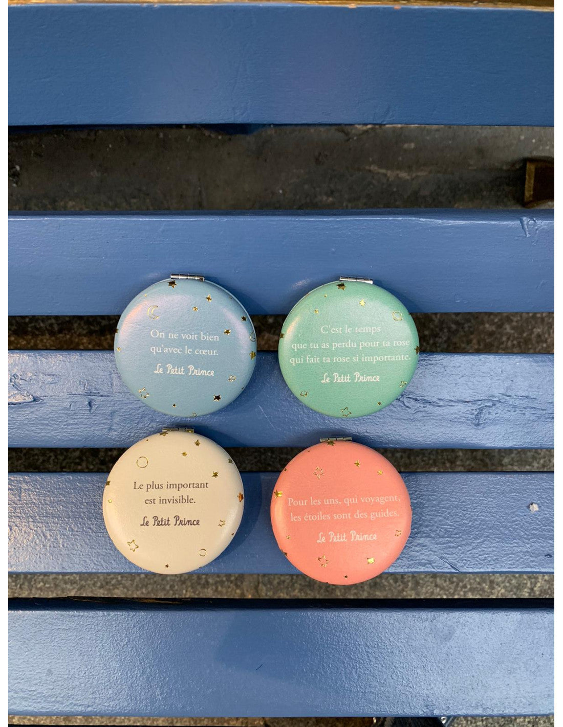 Miroir macaron Le Petit Prince modèle Montgolfière