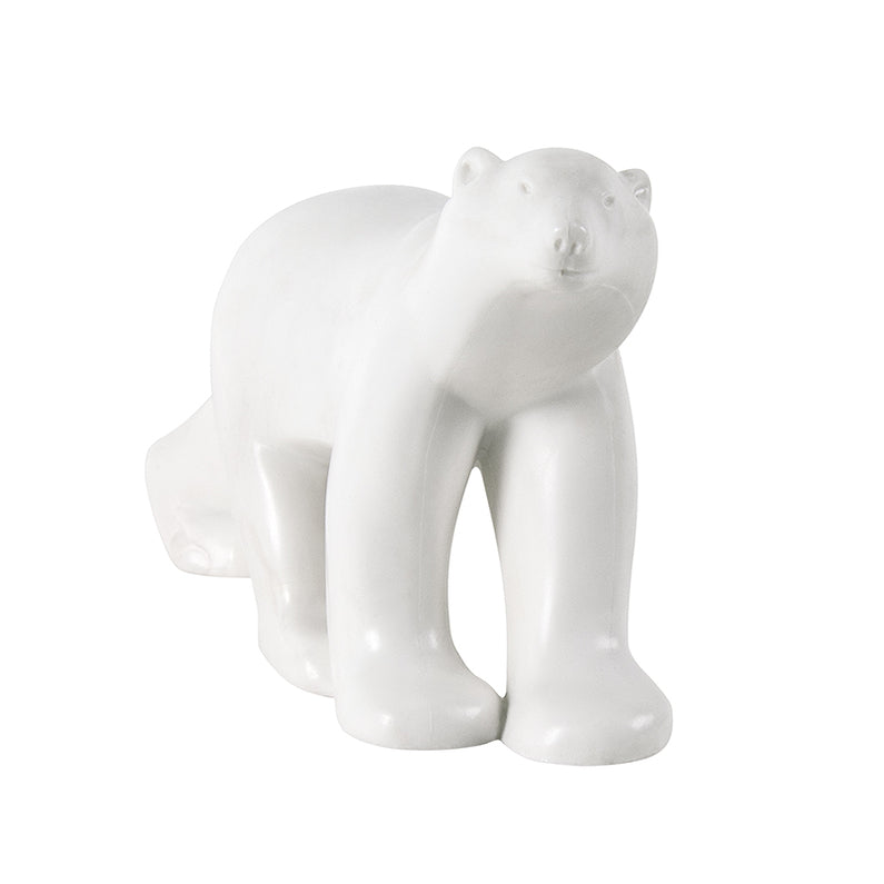 Figurine Ours blanc Pompon