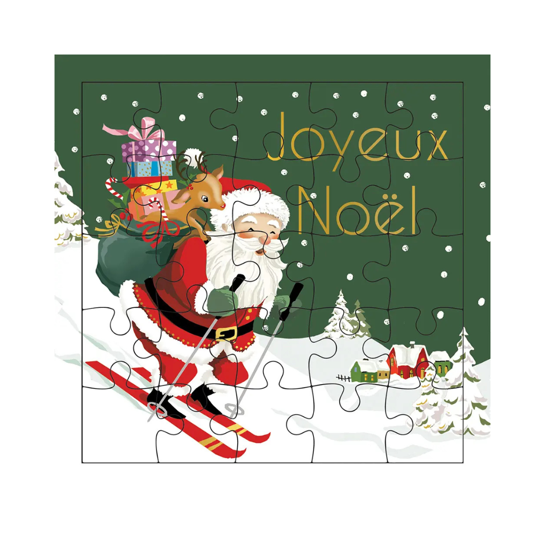 Carte Puzzle – Collection Noël