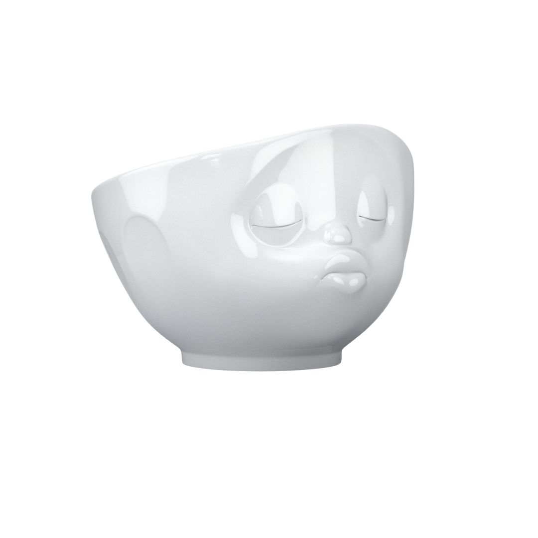 Bol visage “Bisou” blanc
