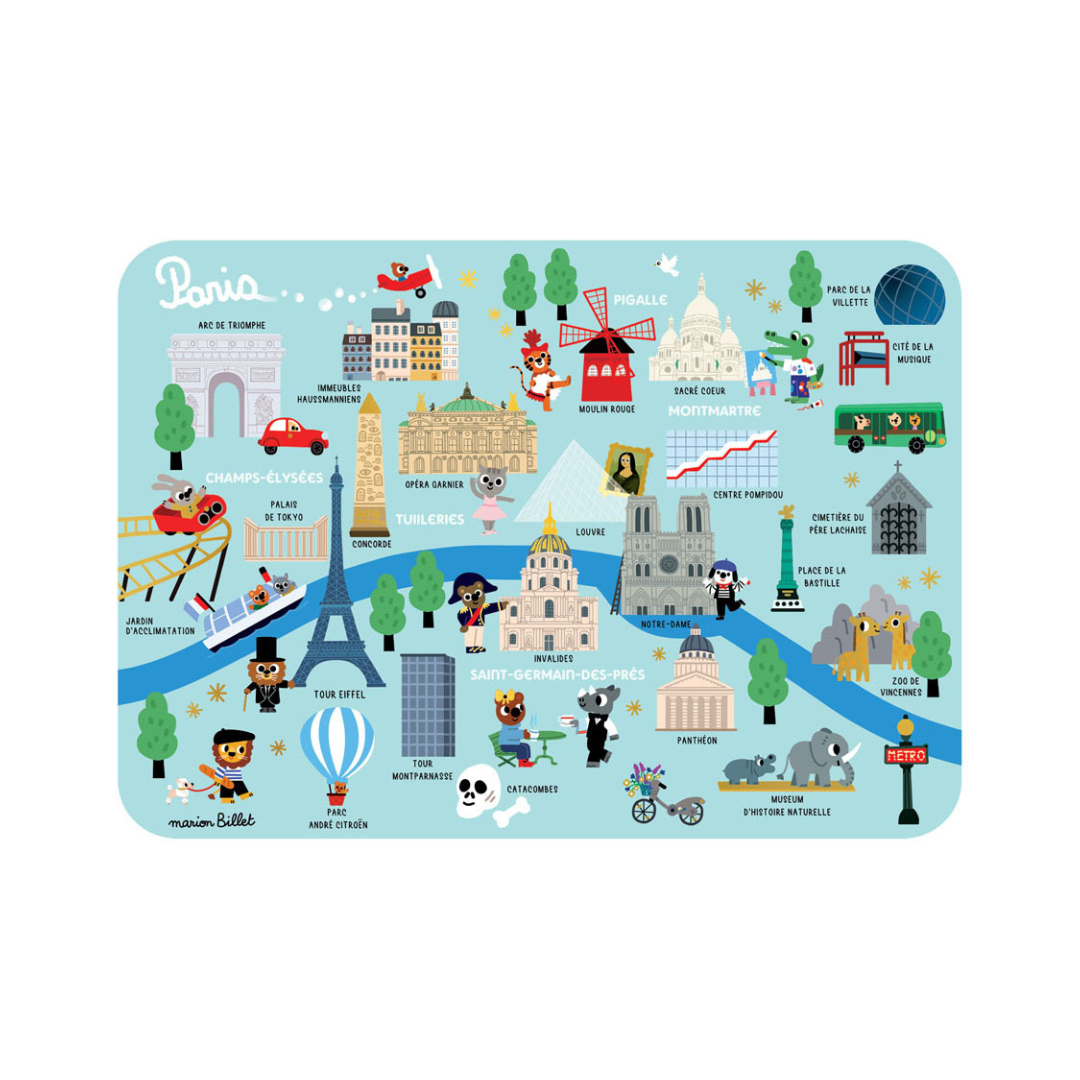 Carte postale Paris – Collection illustrée
