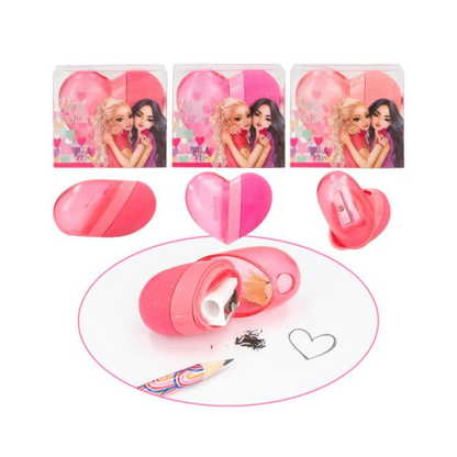 TOPModel – 2in1 Heart Eraser & Sharpener “Best Friends”