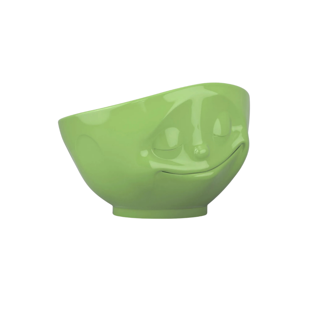 Bol visage “Sourire” vert clair