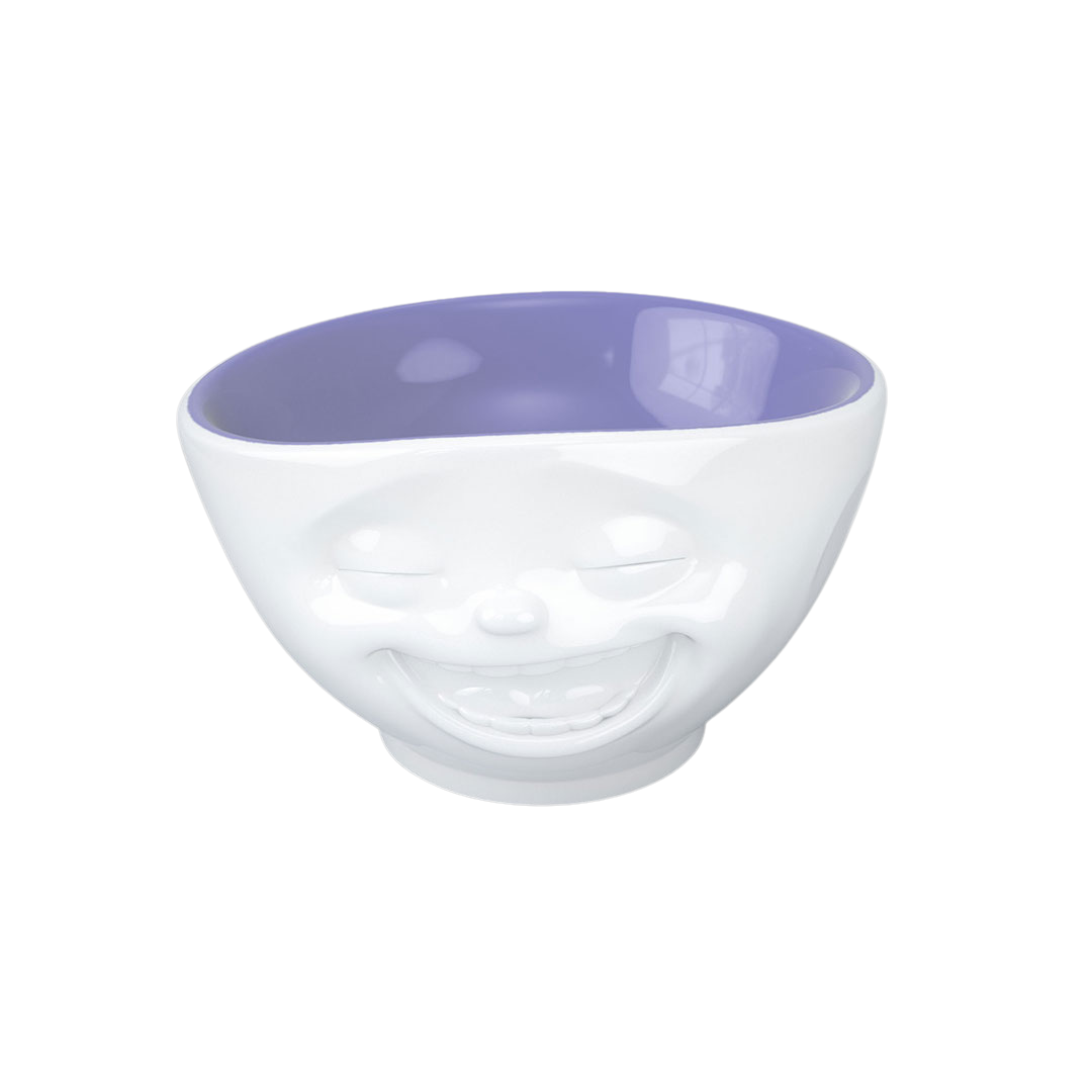 Bol visage “Rieur” lavande