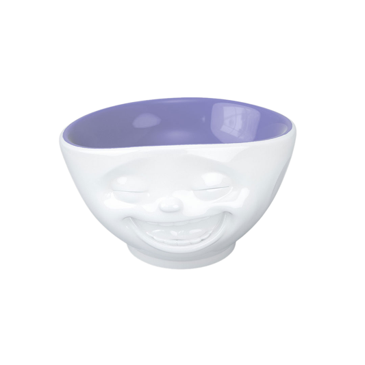 Bol visage “Rieur” lavande