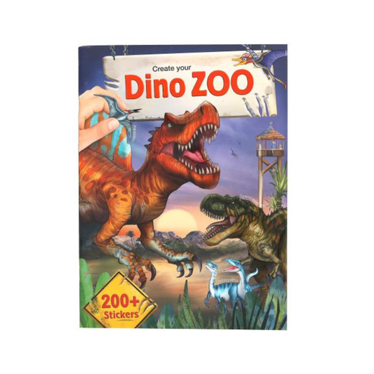 Livre d’autocollants – Crée ton zoo de dinosaures