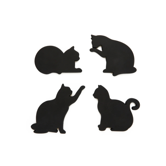 Dessous de Verre Chat – Lot de 4