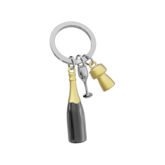 Porte-clés Bouteille de Champagne