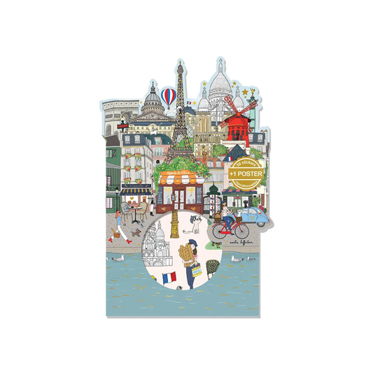 Jeu de Stickers + Poster –  Collection Illustrée