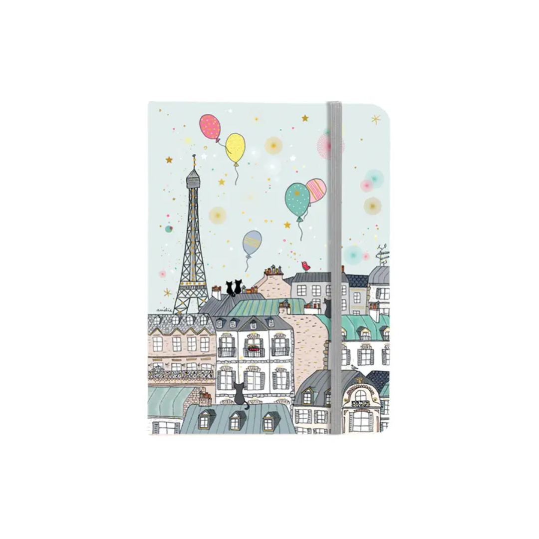 Calepin A6 avec Élastique – Collection Illustrée