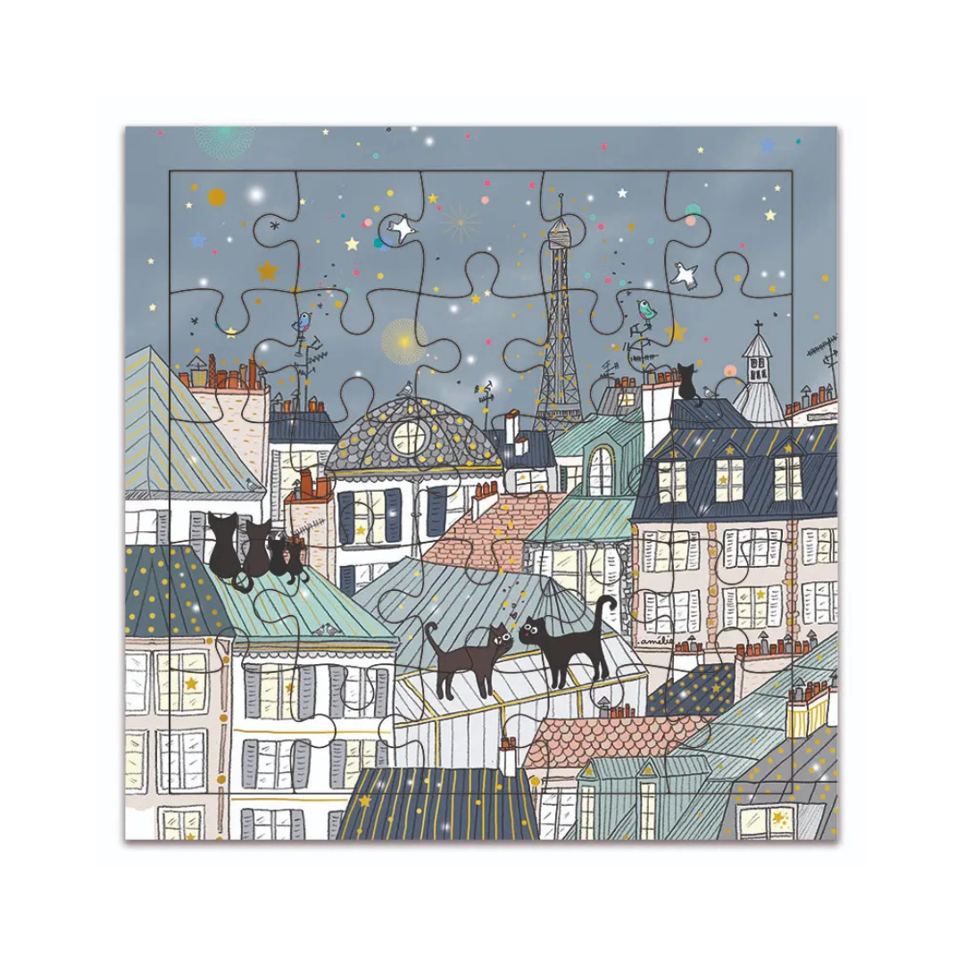 Carte Puzzle – Collection Paris