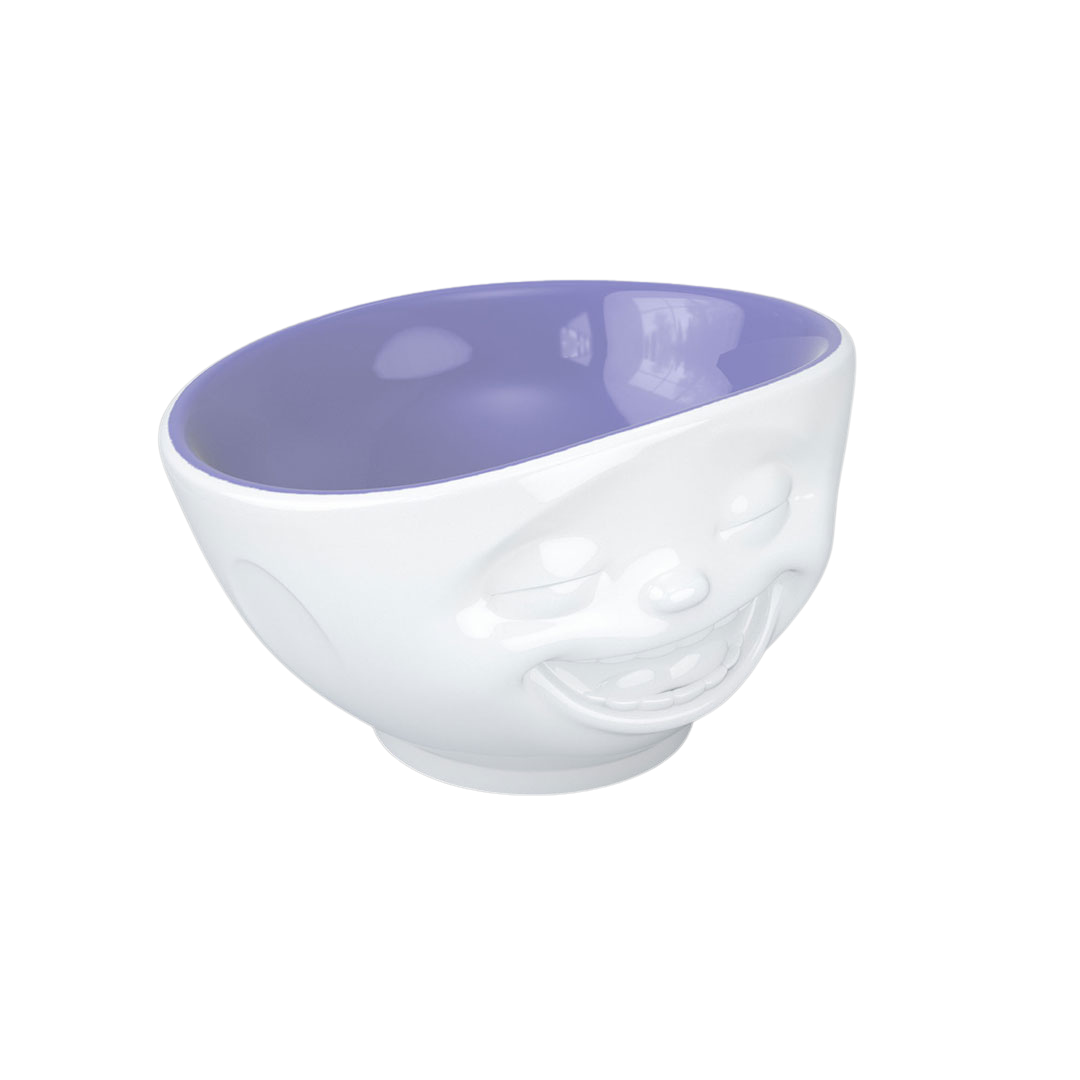Bol visage “Rieur” lavande