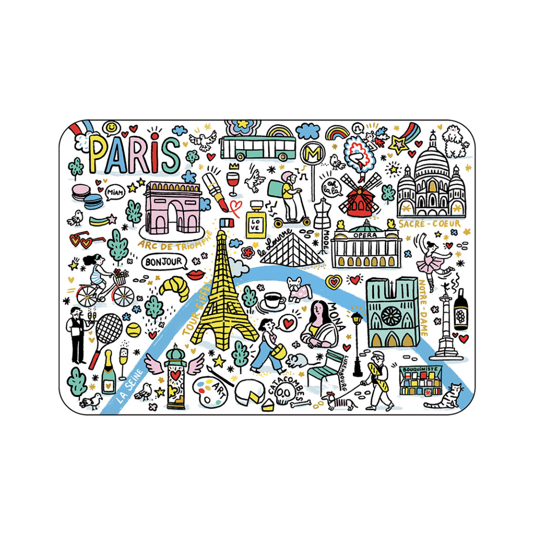 Carte postale Paris – Collection illustrée