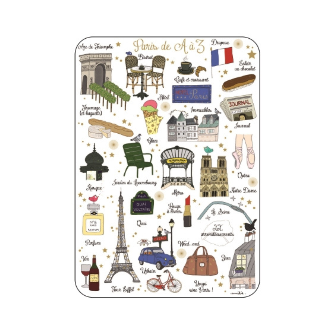 Carte postale Paris – Collection illustrée