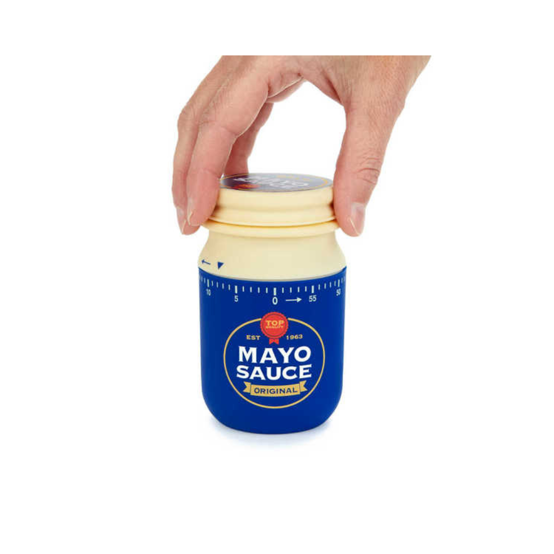 Minuteur de Cuisine Mayonnaise Vintage – Bleu