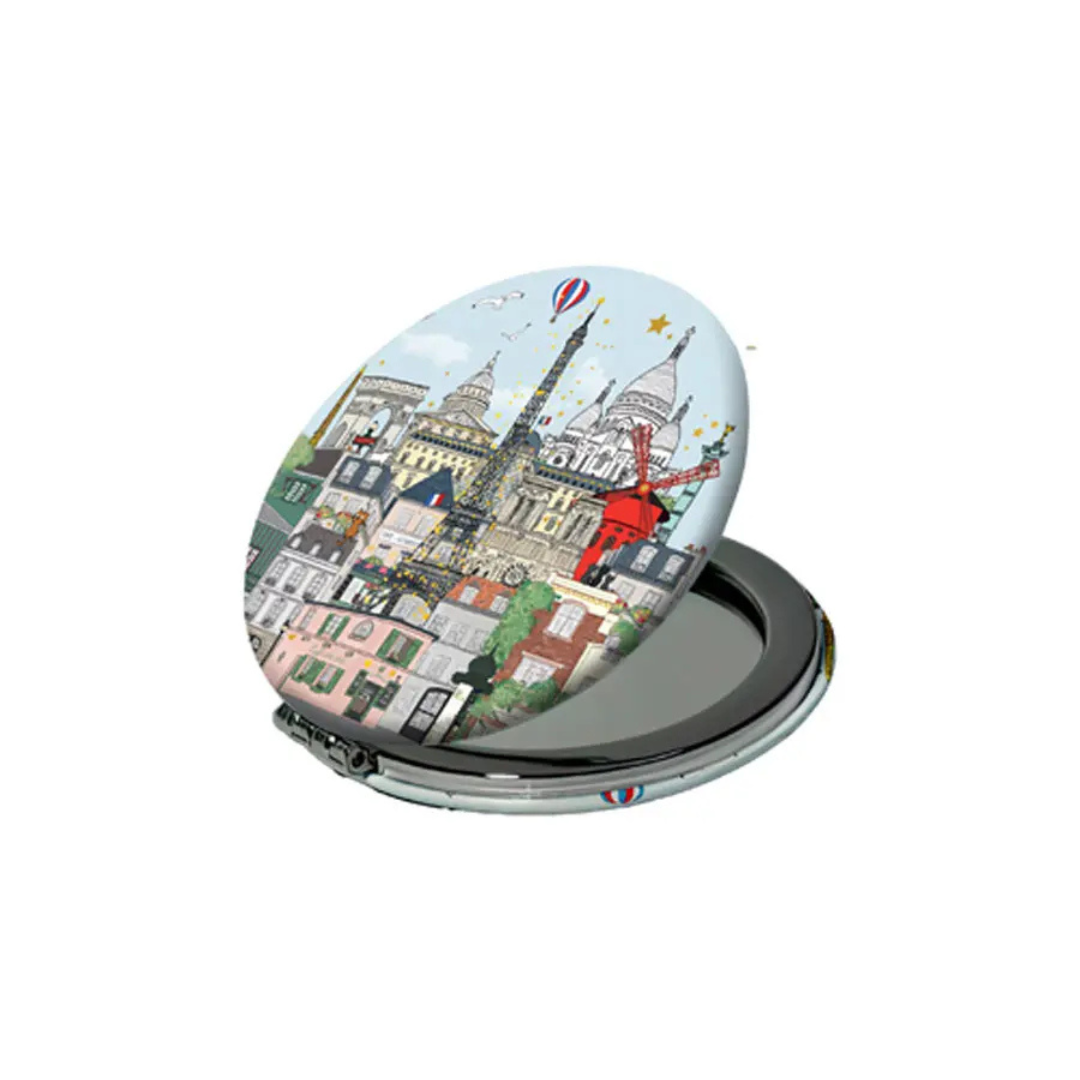 Miroir de Poche Paris – Motifs Variés