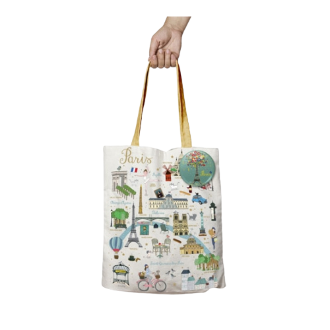 Sac en coton – Les Monuments de Paris