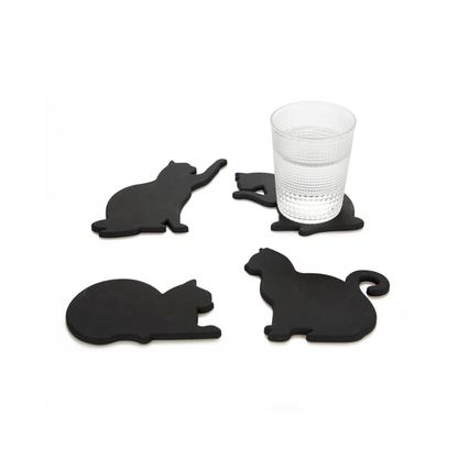 Dessous de Verre Chat – Lot de 4