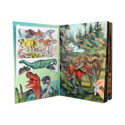Livre d’Autocollants – Dino World