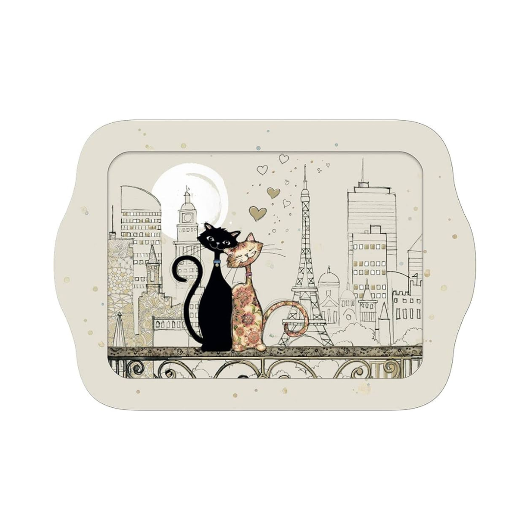 Petit Plateau en Mélamine – Chats & Paris