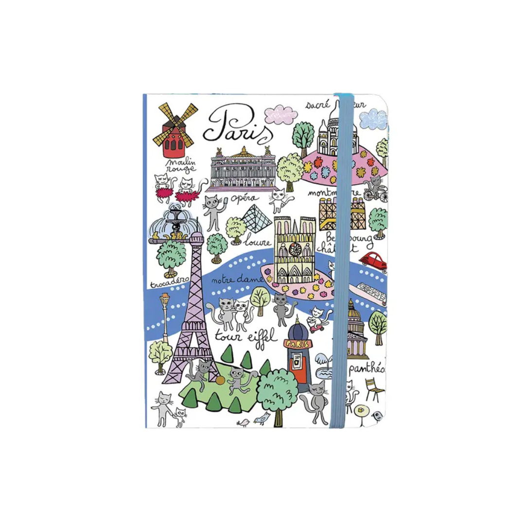 Calepin A6 avec Élastique – Collection Illustrée