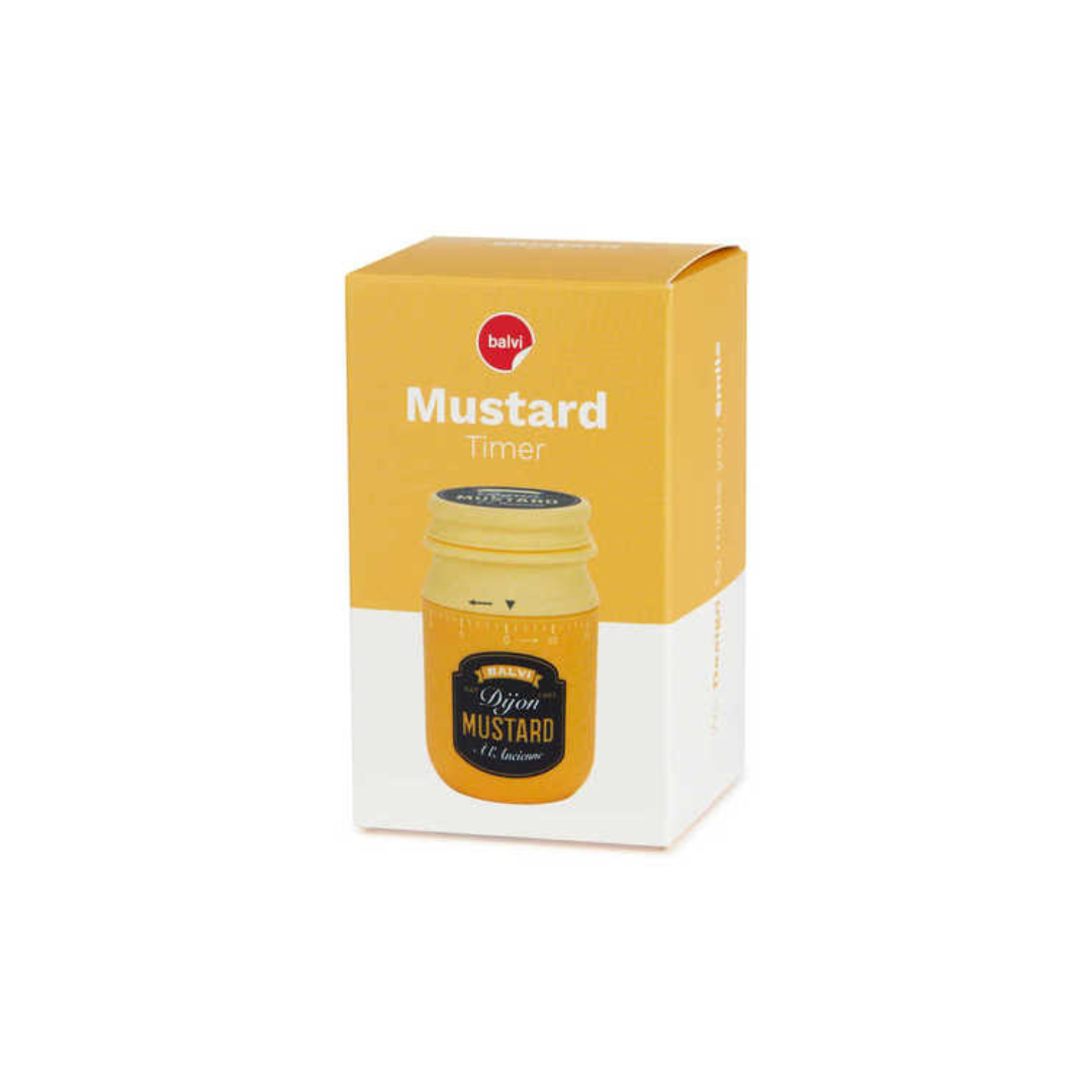 Minuteur de Cuisine Moutarde Vintage – Jaune