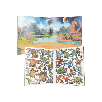 Livre d’Autocollants Dino World Galaxy