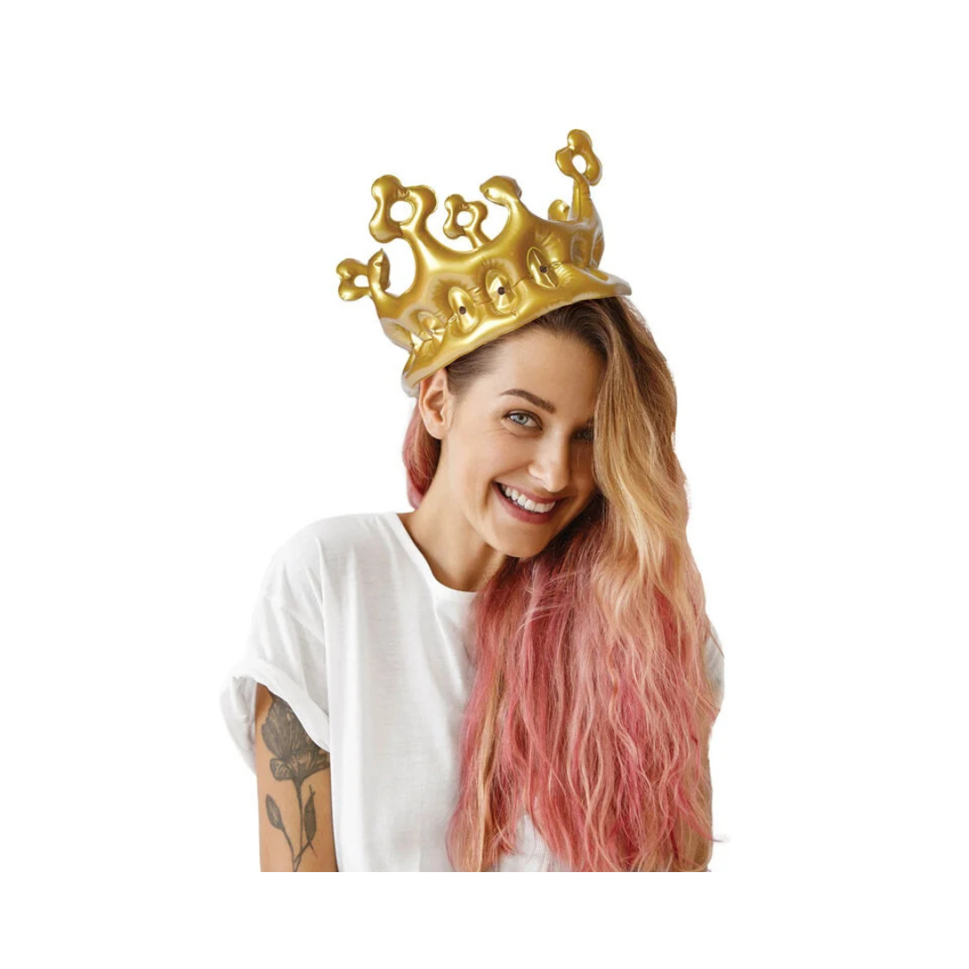 Couronne Gonflable Dorée
