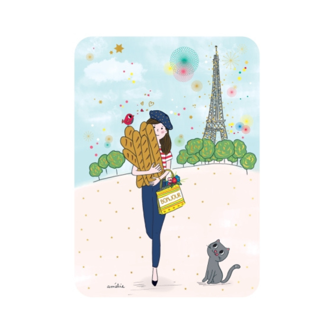 Carte postale Paris – Collection illustrée